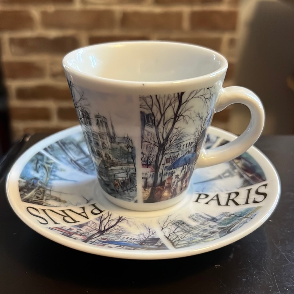 2 Espresso cups Paris